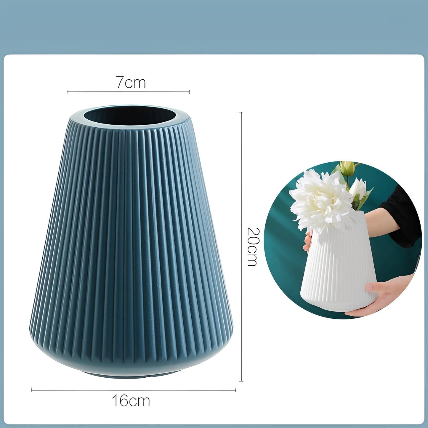 Celeste – Vase à pétales en minimalisme moderne