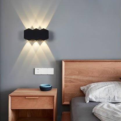 Zion – Applique extérieure hexagonale Up-&-Down