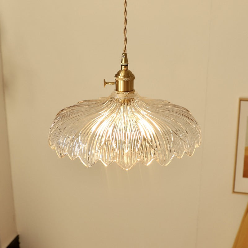 Zion – Lustre en verre et cuivre vintage