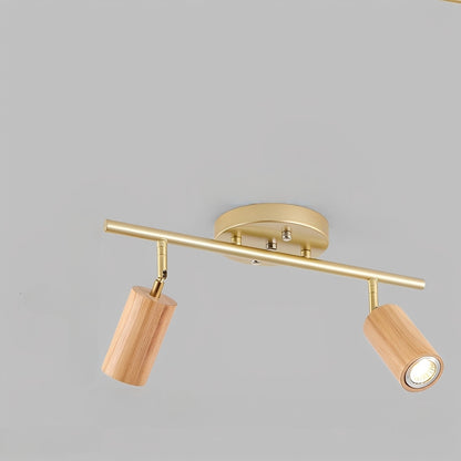 Nerea – Lampe de Plafond en Bois Moderne