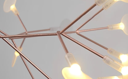 Eirik – Suspension design en branche de feuille nordique