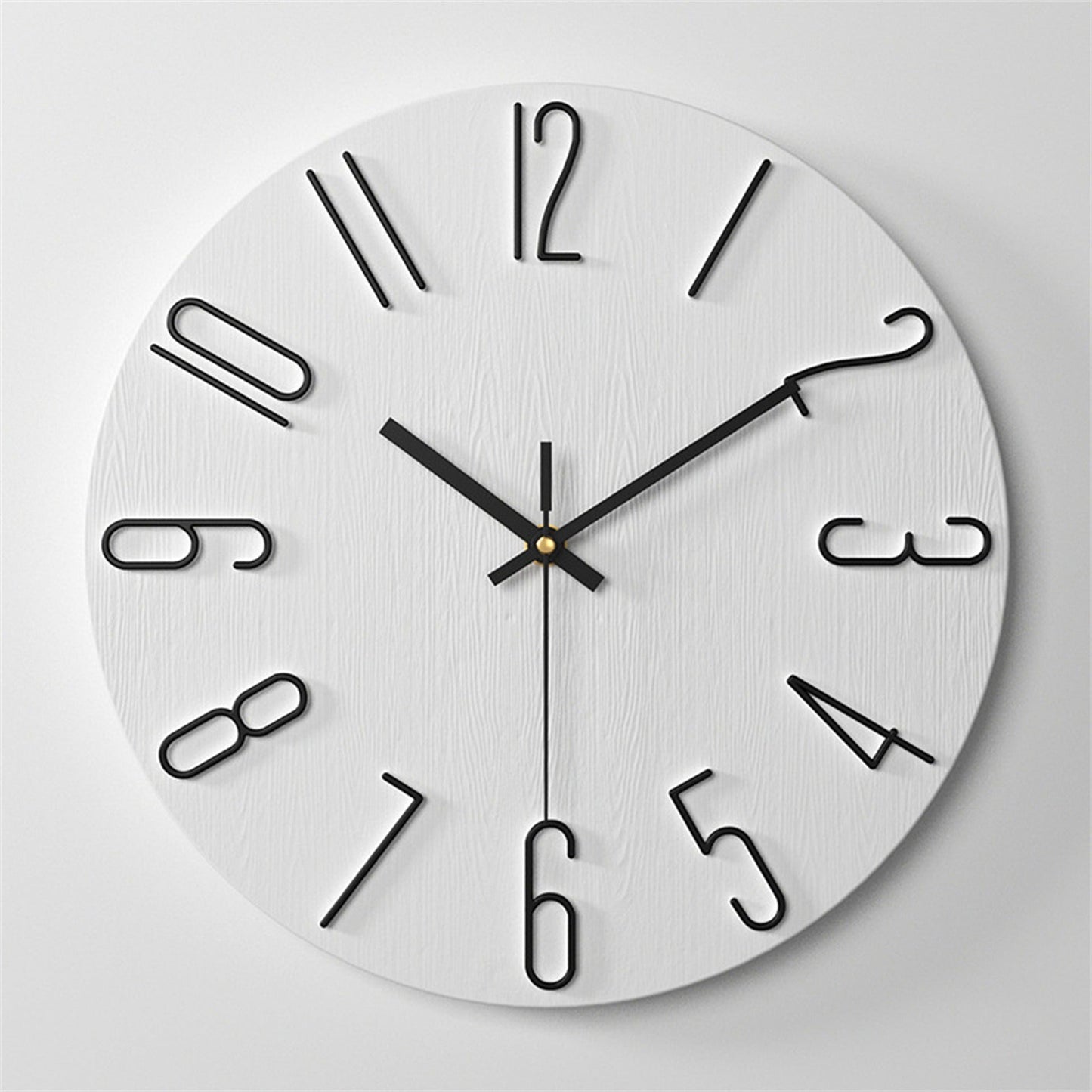 Lennox – Horloge murale simple de 12 pouces