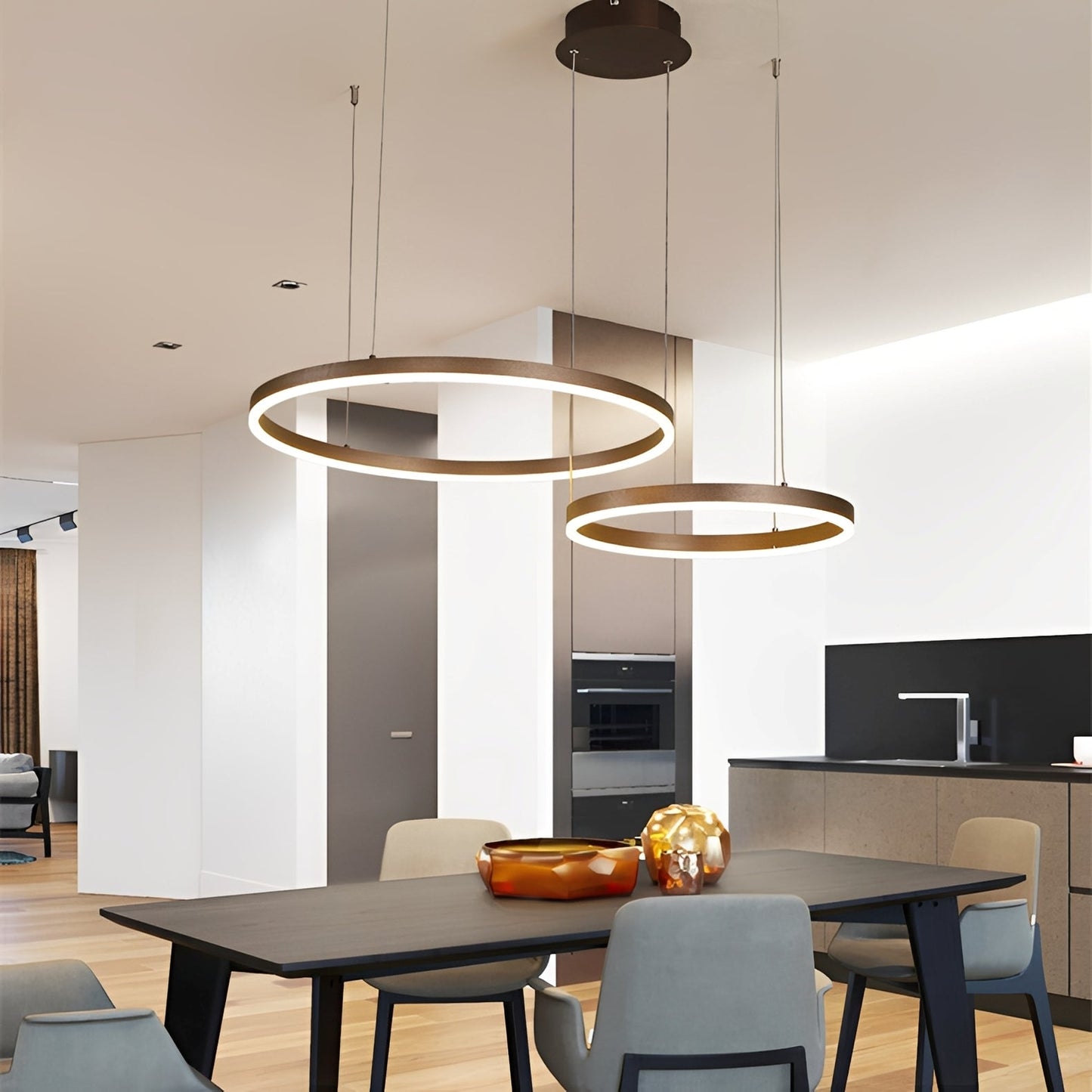 Kazumi – Lustre design anneau LED