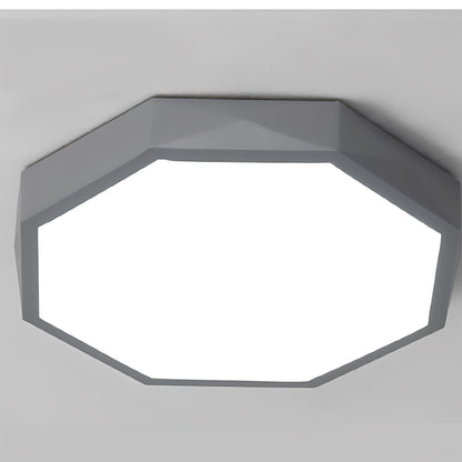 Marcial – Macaron LED Plafonnier en Design Polygonal Coquillage