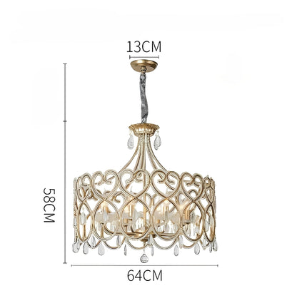 Janella – Lustre en cristal antique