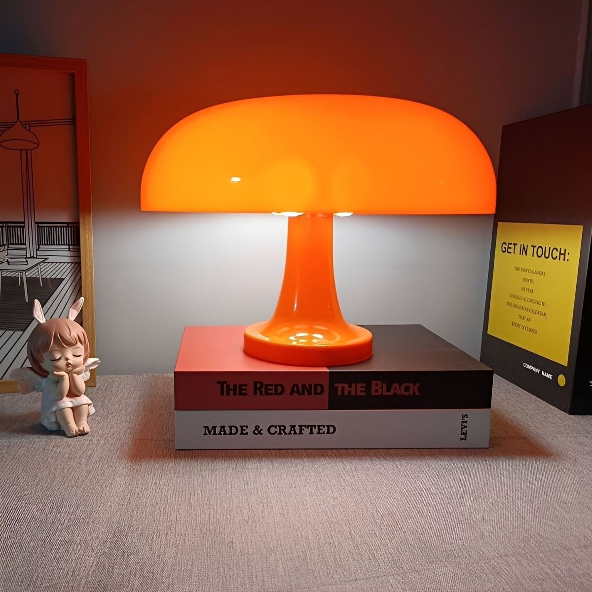 Keira – Lampe de table champignon rechargeable