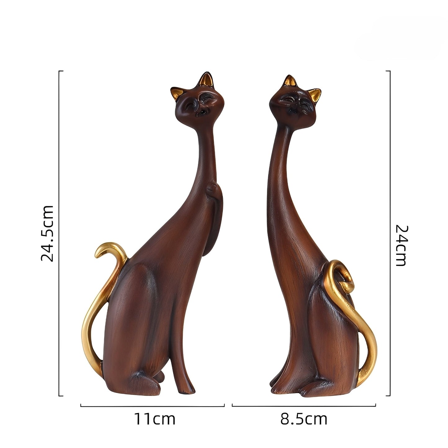 Katrin – Figurine de chat élégante
