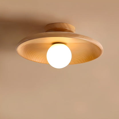 Yuki – Lampe de plafond en bois minimaliste