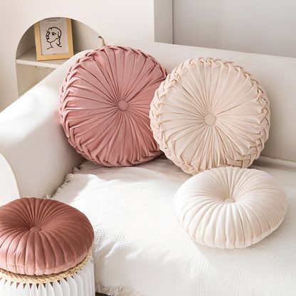 Rikka – Coussin rond en forme de citrouille