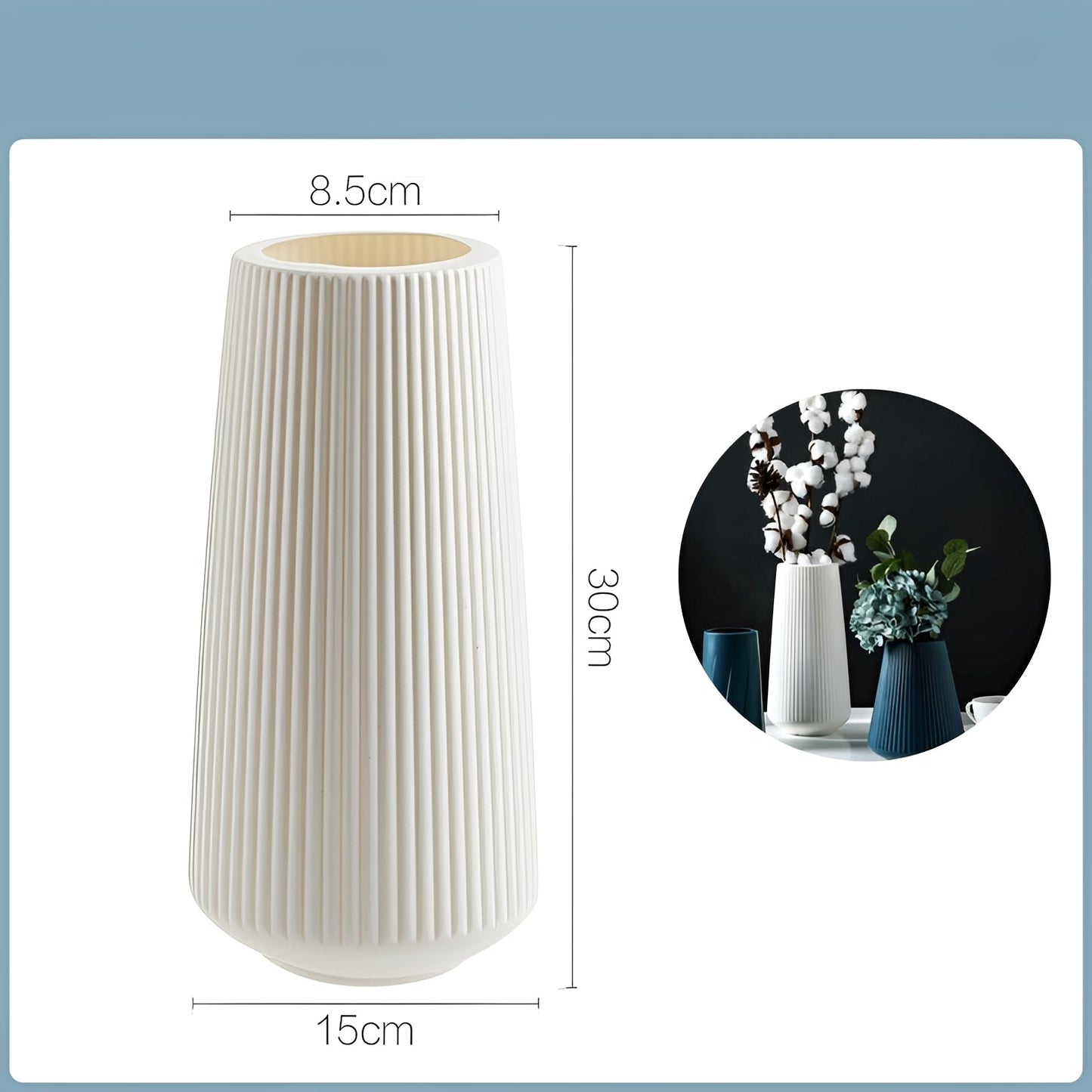 Celeste – Vase à pétales en minimalisme moderne