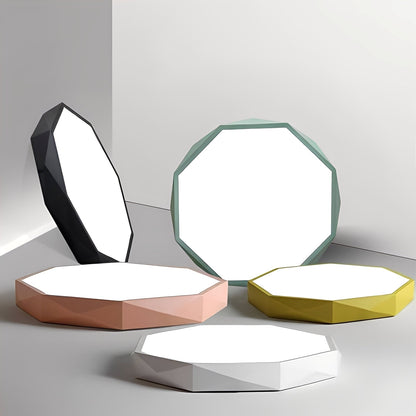 Marcial – Macaron LED Plafonnier en Design Polygonal Coquillage