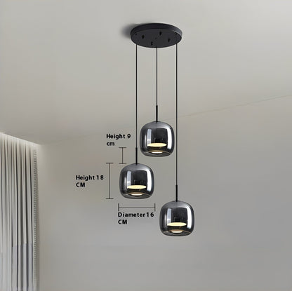 Marco – Plafonnier en verre italien