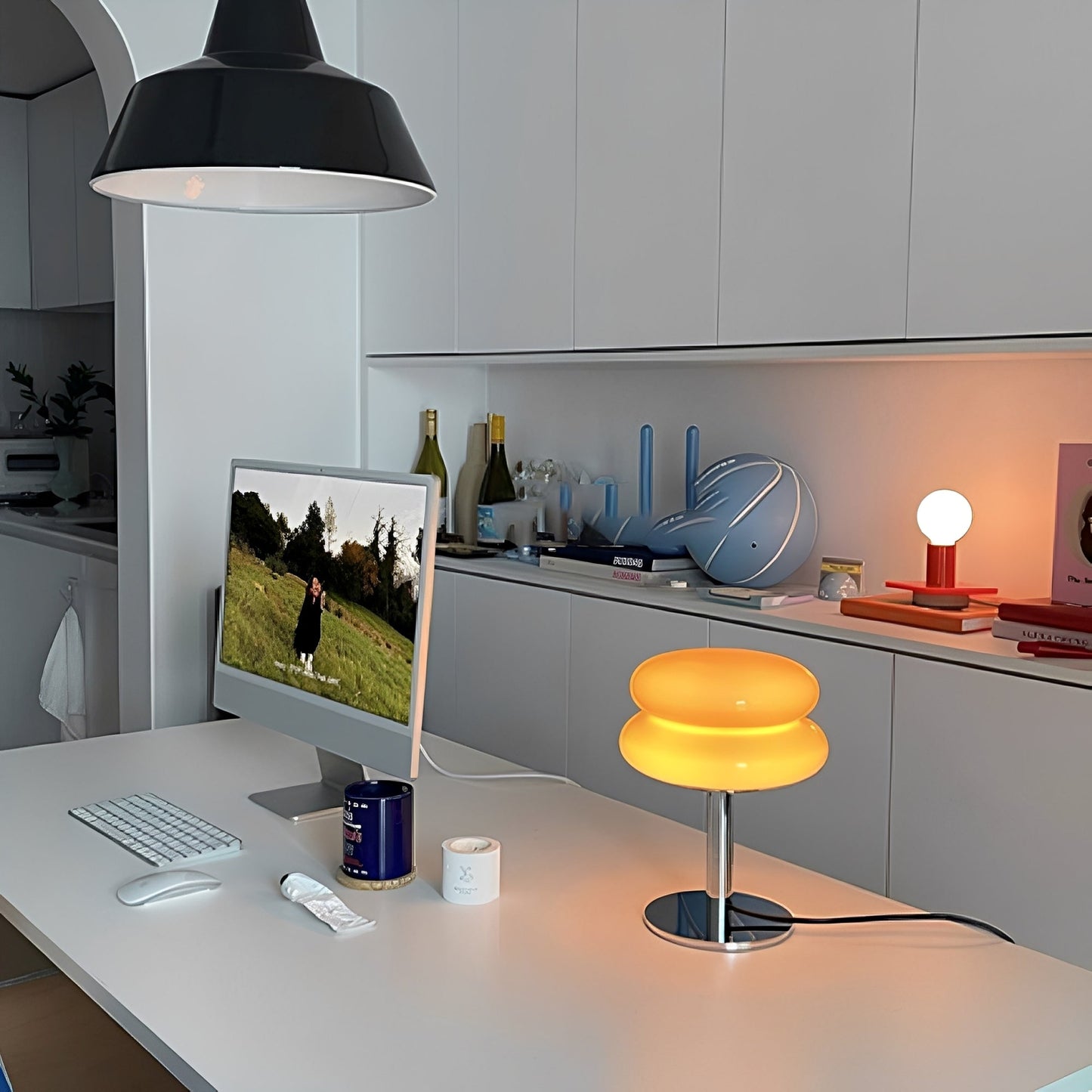 Elodie – Lampe de table en verre nordique