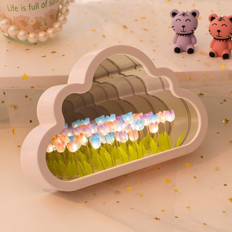 Luma – Lampe de nuit en forme de fleur, tulipes colorées