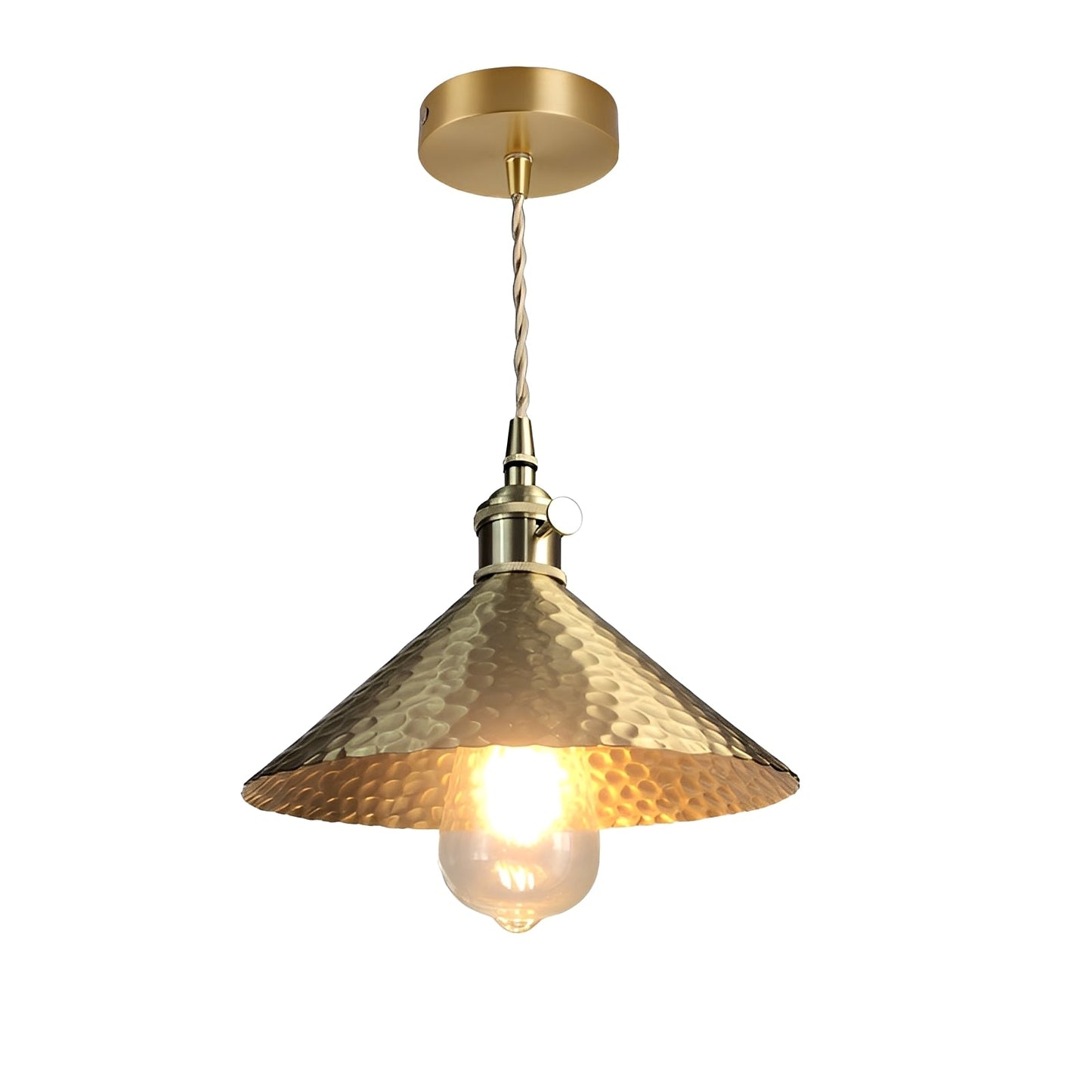 Helena – Lampe Suspendue en Cuivre Américain