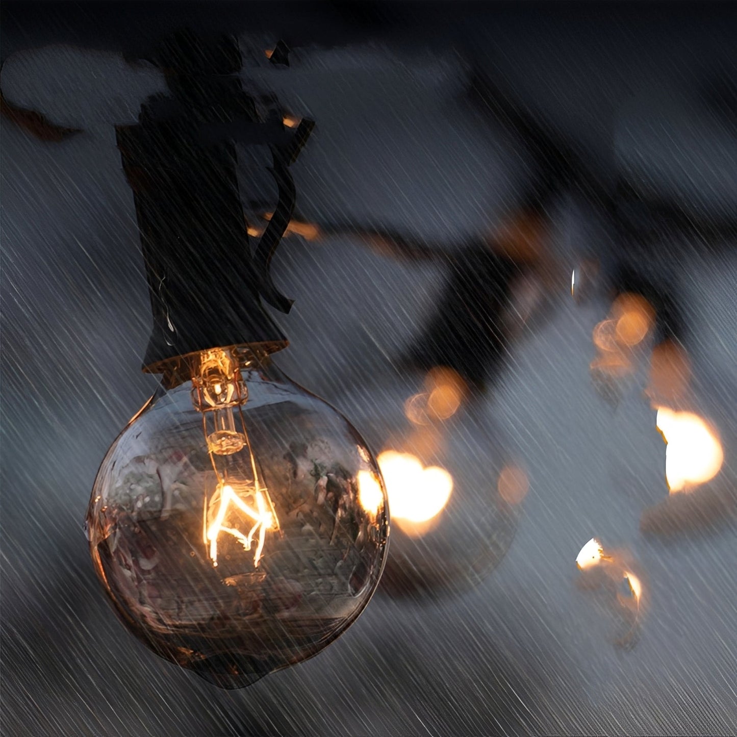 Rowan – Guirlande lumineuse G40 avec filaments en tungstène