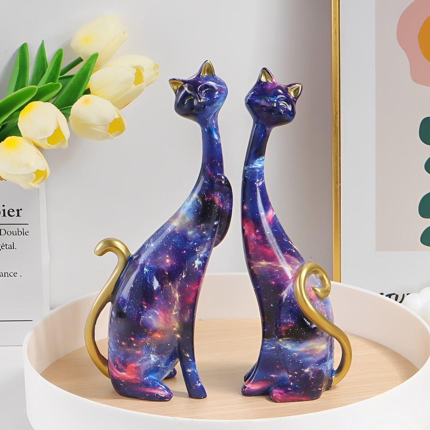 Katrin – Figurine de chat élégante
