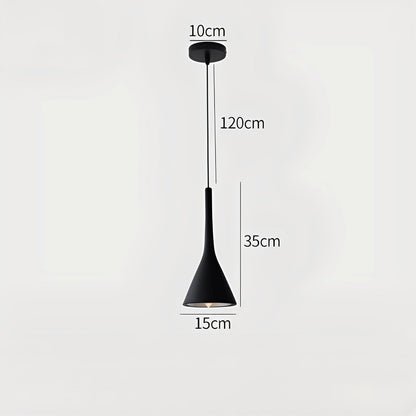 Arashi – Suspension moderne en corne d'aluminium