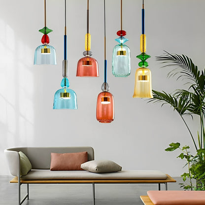 Liv – Suspension rétro macaron dans le style nordique