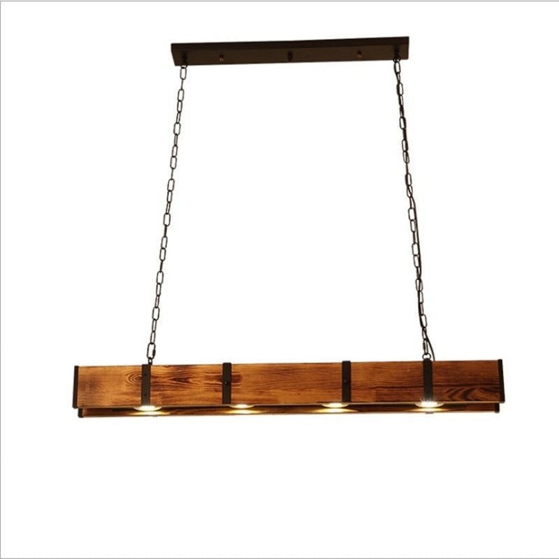 Bruno – Suspension en bois industrielle rétro