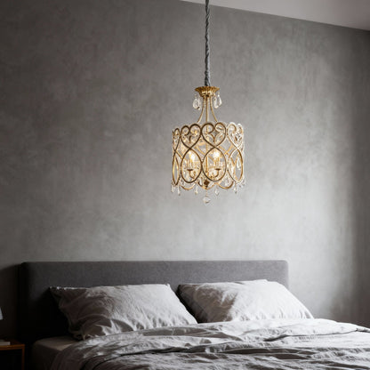 Janella – Lustre en cristal antique