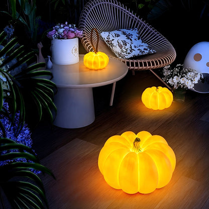 Mina – Lampe à courant solaire en forme de citrouille