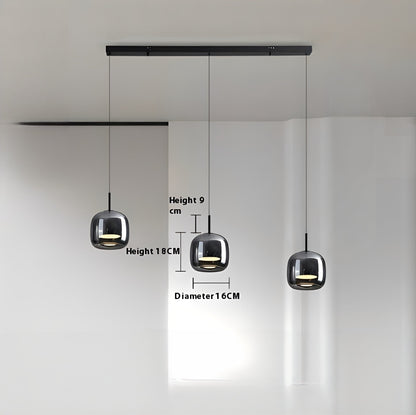 Marco – Plafonnier en verre italien