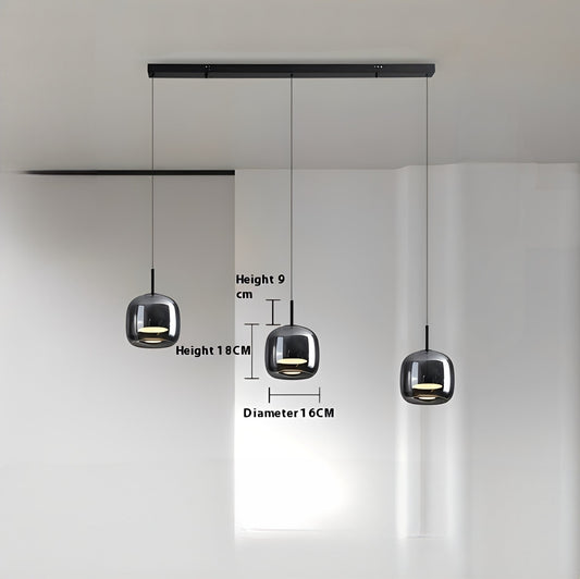 Marco – Plafonnier en verre italien