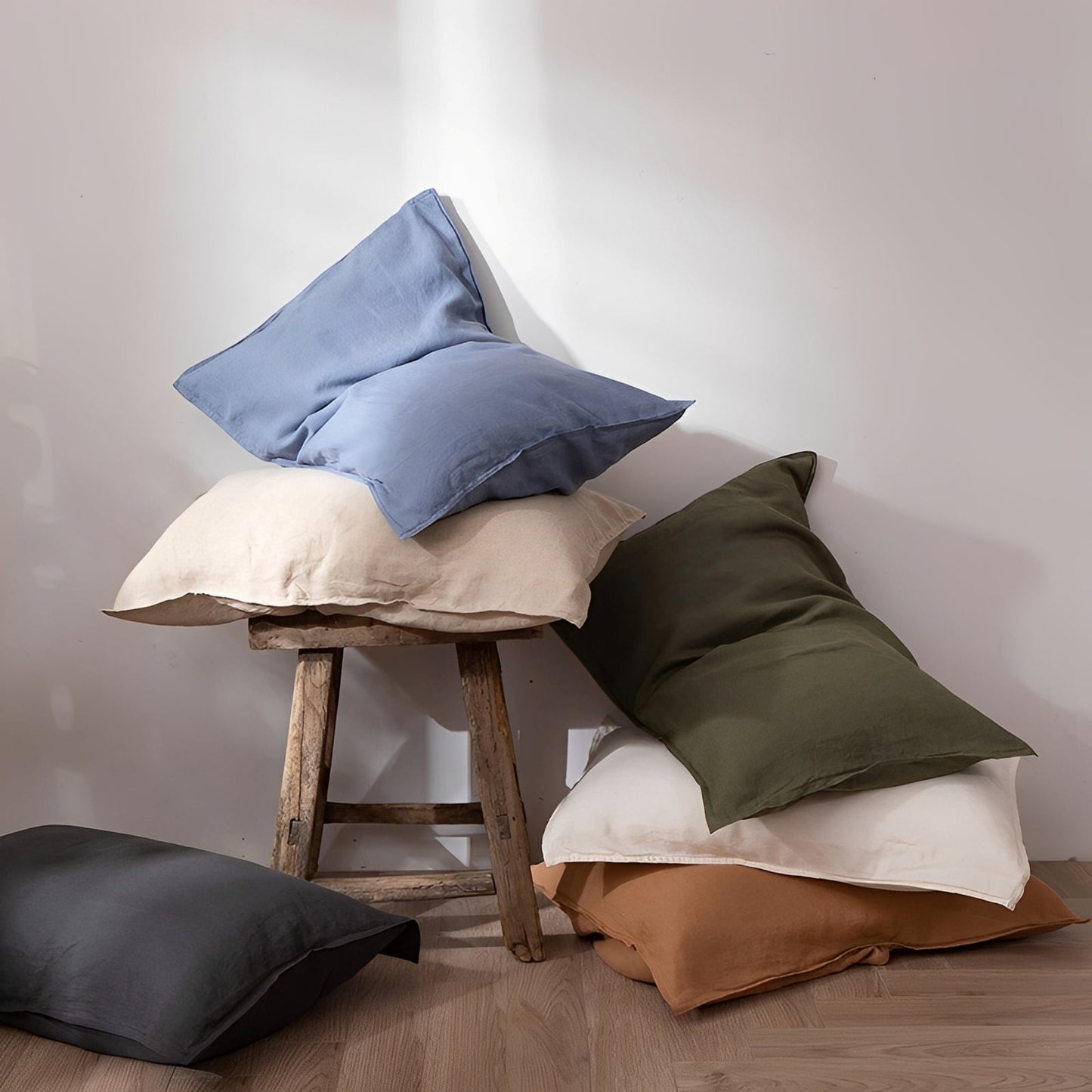 Livia – Housse de coussin en lin pur