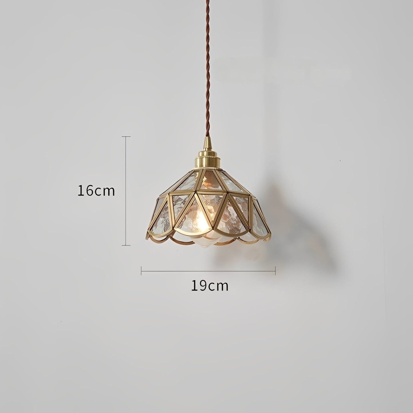 Kohana – Suspension en laiton rétro japonaise