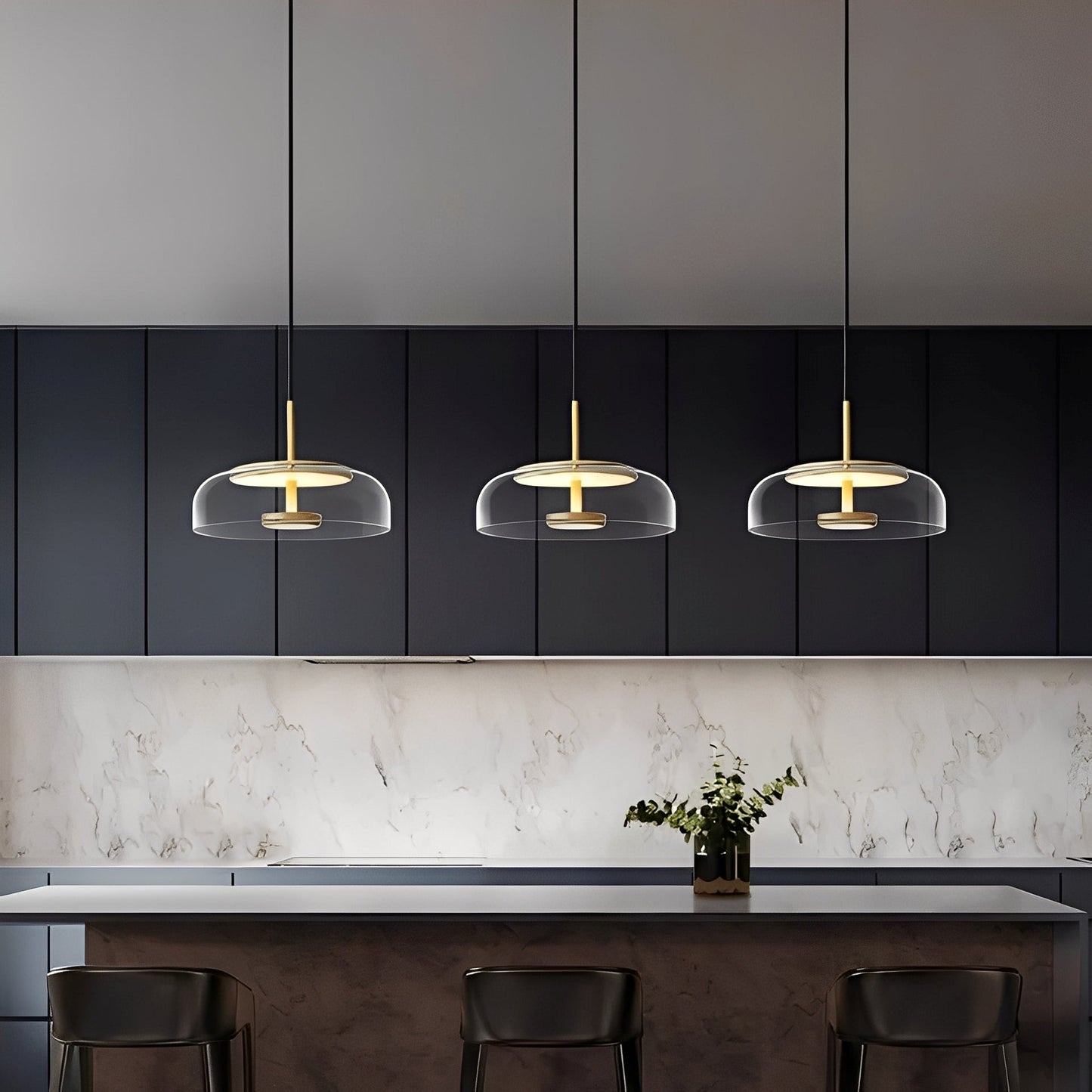Marlie – Lampe Pendante en Verre Nordique