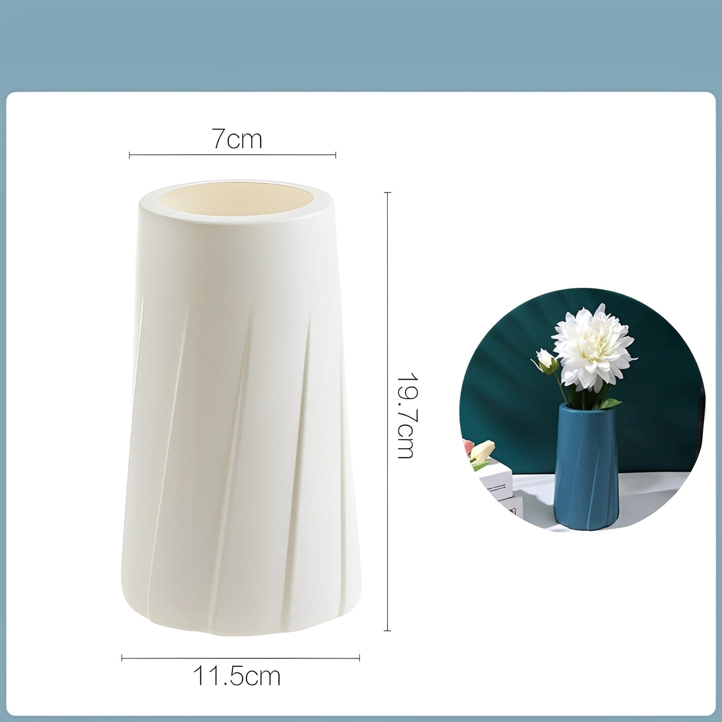 Celeste – Vase à pétales en minimalisme moderne