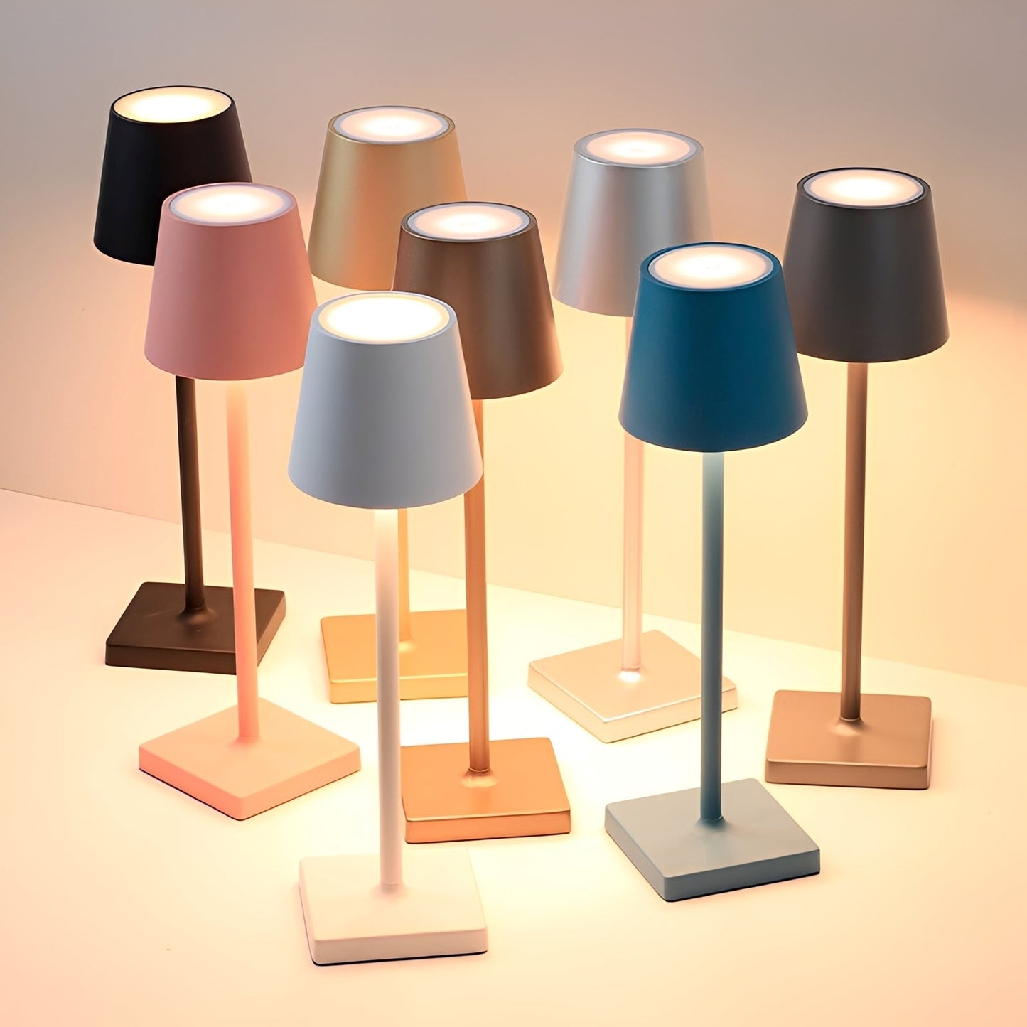 Isla – Lampe de table LED en aluminium rechargeable