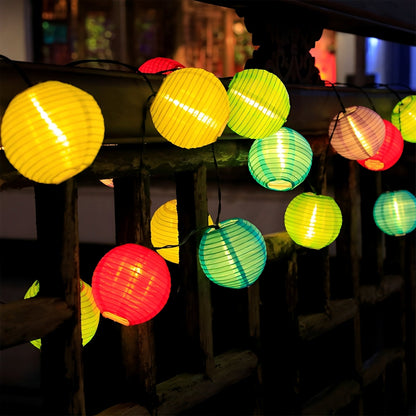 Nori – Guirlande Lumineuse Solaire Lanternes de Jardin