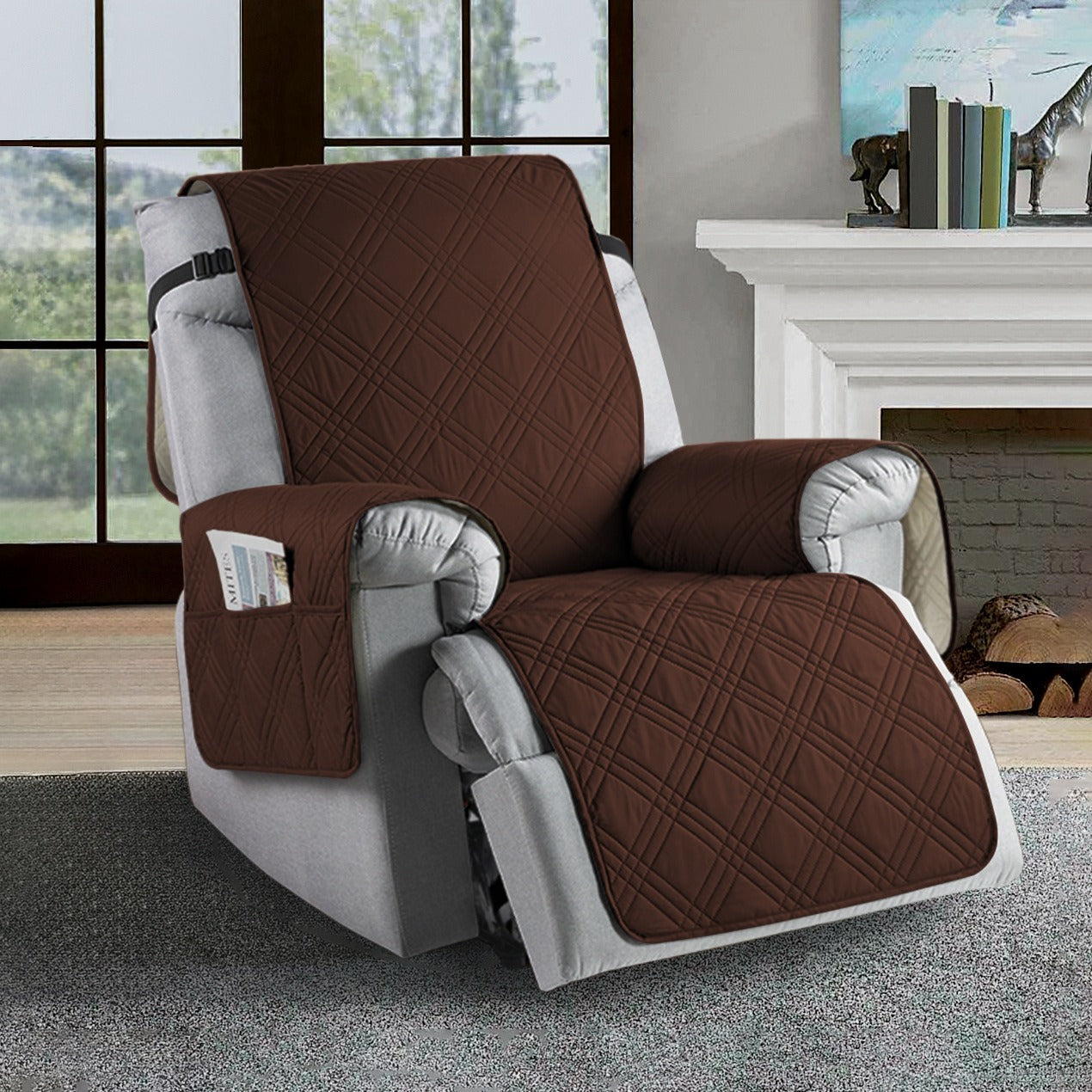 Chivas – Housse de coussin de sofa imperméable antidérapante