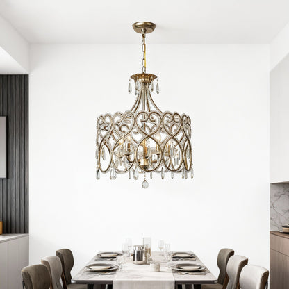 Janella – Lustre en cristal antique