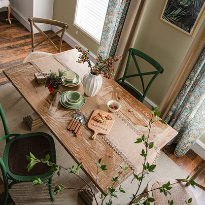 Charlotte – Chemin de table rustique