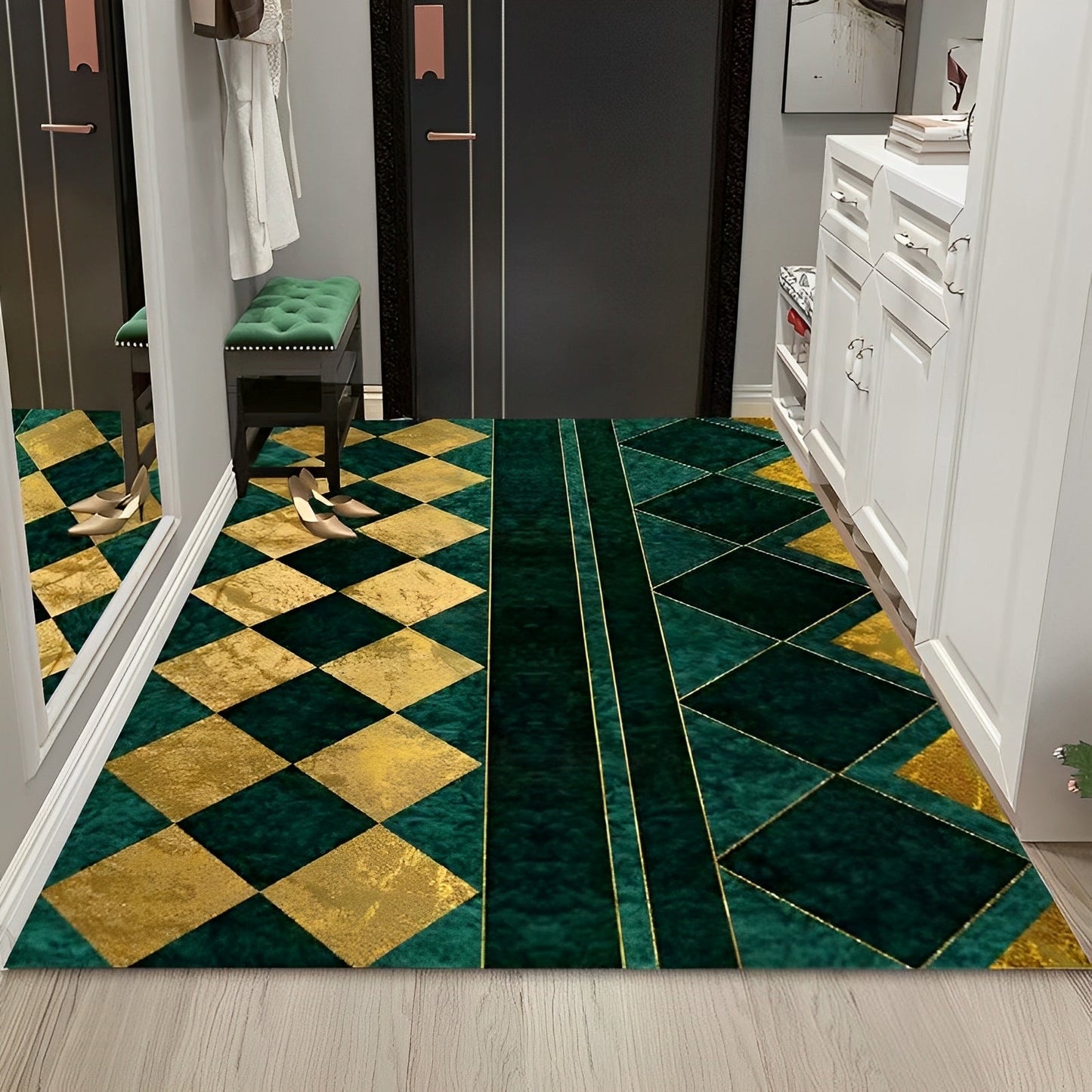 Glenda – Tapis moderne avec structure marbre