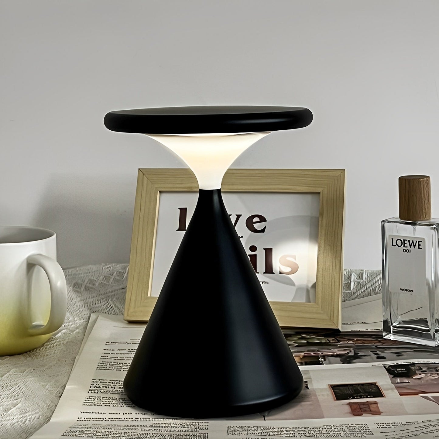 Lina – Lampe de Table Mini Portable en Style Moderne
