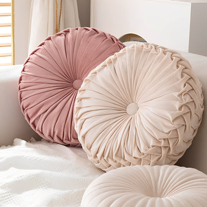 Rikka – Coussin rond en forme de citrouille