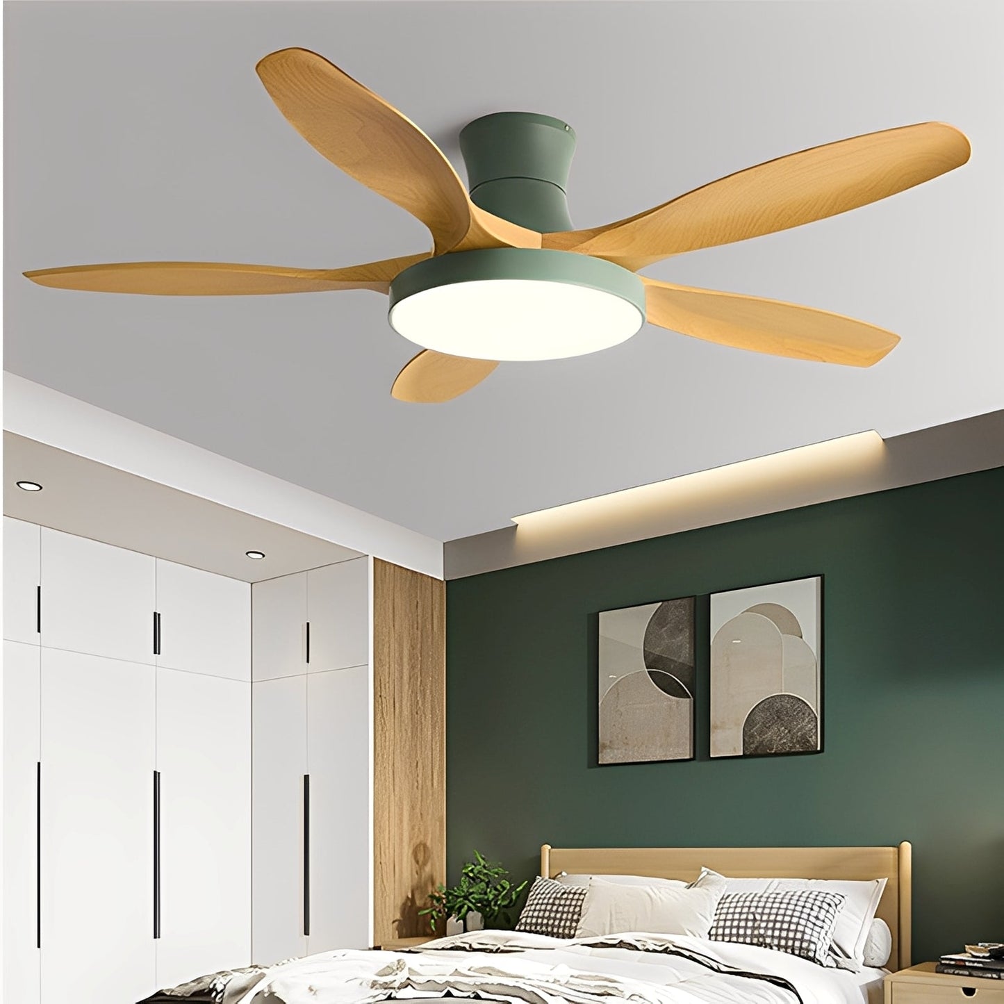 Nielsen – Ventilateur de Plafond Nordique avec Lampe