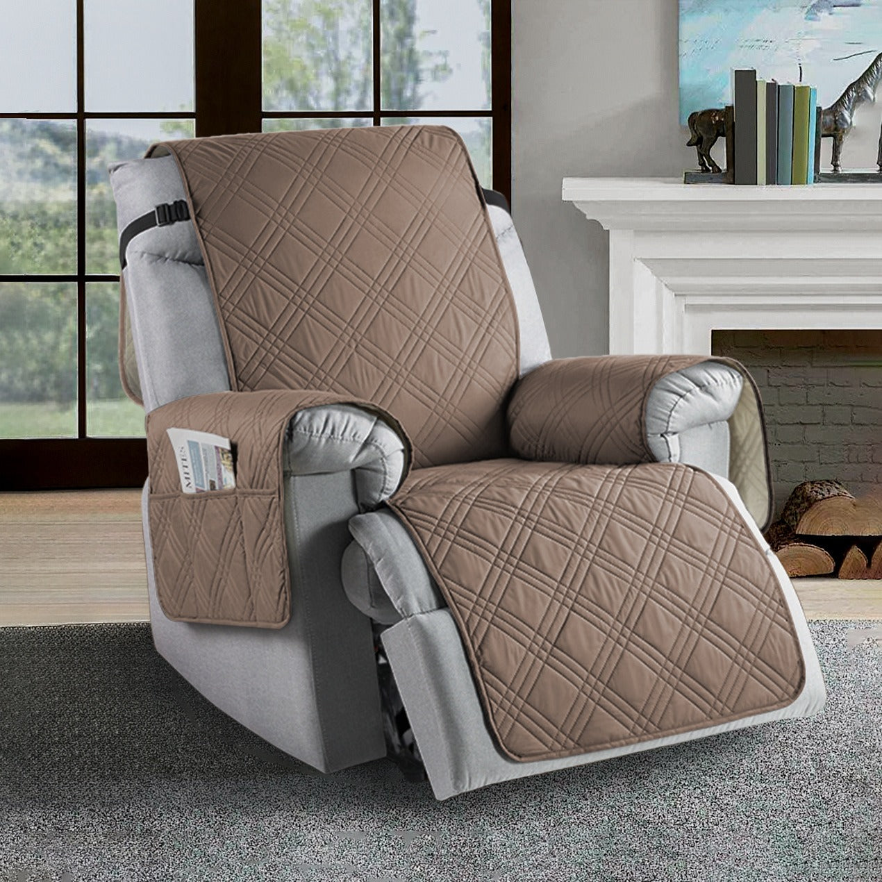 Chivas – Housse de coussin de sofa imperméable antidérapante