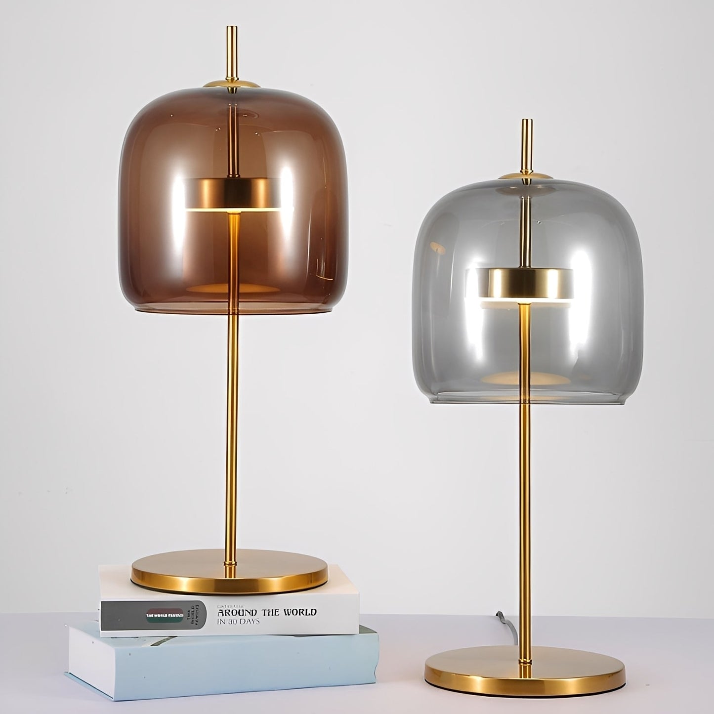 Kimel – Lampe de Table en Verre LED Moderne