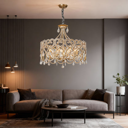 Janella – Lustre en cristal antique