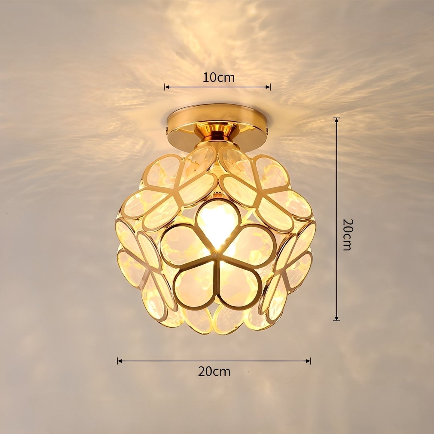 Celia – Lumière de plafond en cristal