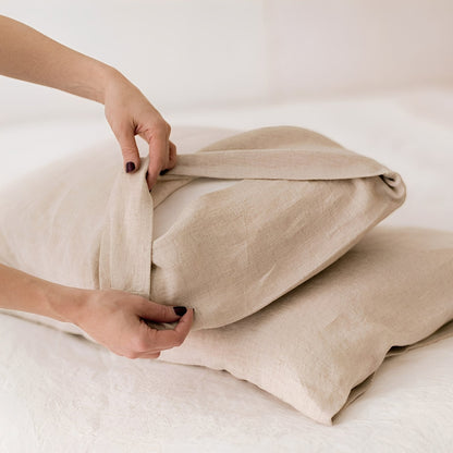 Livia – Housse de coussin en lin pur