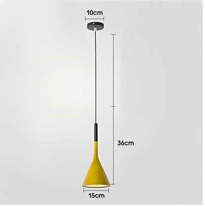 Arashi – Suspension moderne en corne d'aluminium