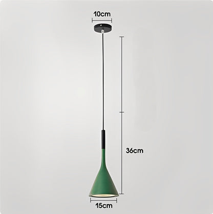Arashi – Suspension moderne en corne d'aluminium