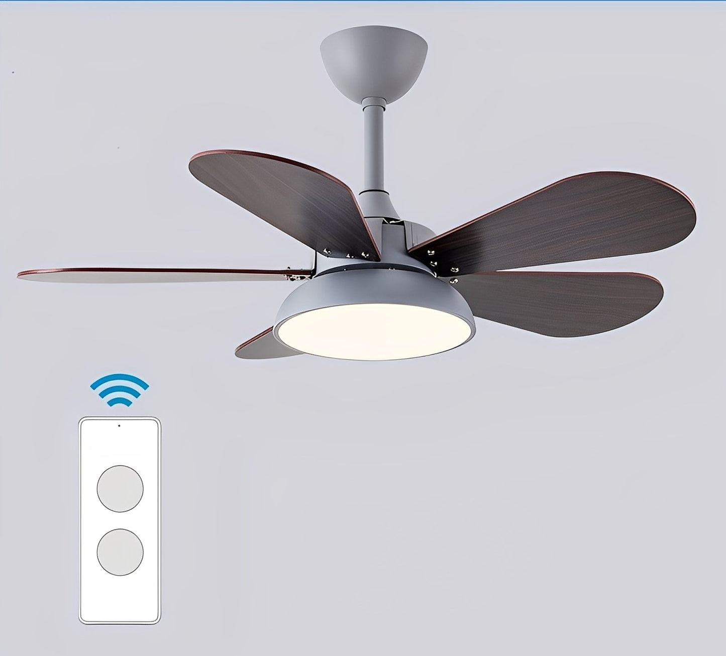 Levin – Ventilateur de plafond moderne avec lampe