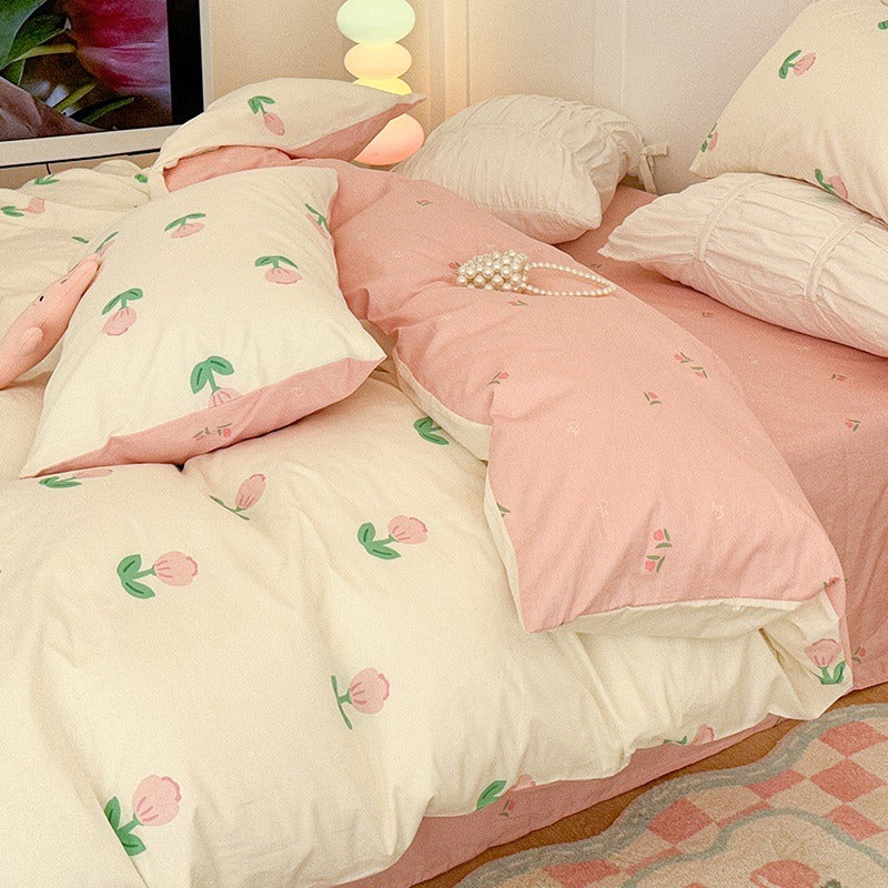 Bloom – Draps en coton à motifs floraux pour un sommeil réparateur